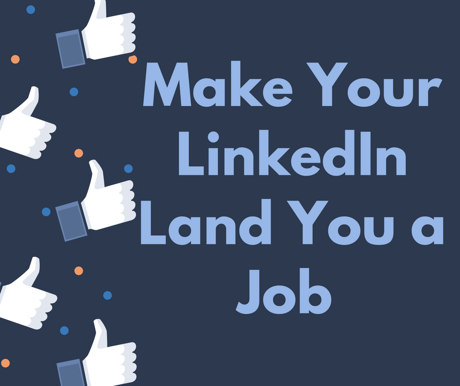 SPARK Internship: Use LinkedIn to Land a Job (part 1)